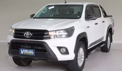 Toyota hilux 2.8 sr challenge 4x4 cd turbo diesel automático 6m - 2018 - branco