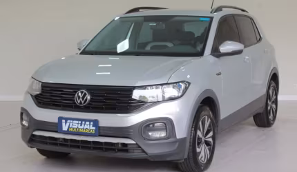 Volkswagen t-cross 200 tsi flex automático 6m - 2022 - prata