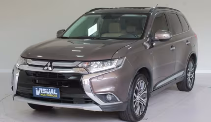 Mitsubishi outlander gt 3.0 4x4 v6 7l automático 6m - 2016 - marrom