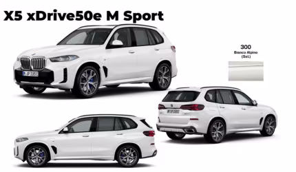 Bmw x5 2025 3.0 i6 turbo híbrido xdrive50e m sport automático
