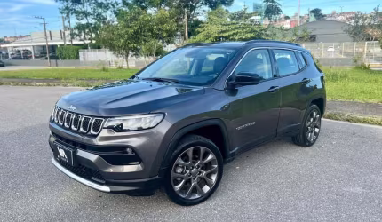 Jeep compass long. t270 1.3 tb 4x2 flex aut.  - cinza - 2022/2022