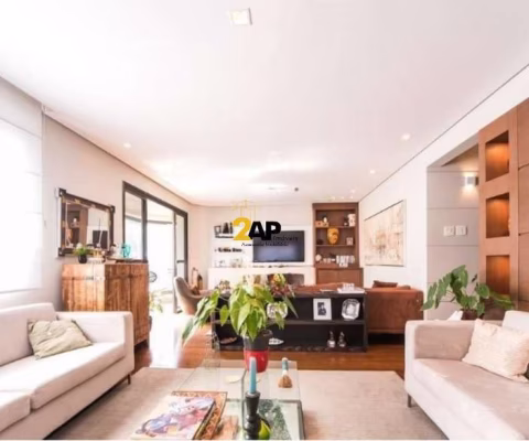 Apartamento de luxo em Moema Índios, São Paulo-SP: 4 quartos, 2 suítes, 3 salas, 5 banheiros, 4 vagas, 220m² - Venda ou Locação!