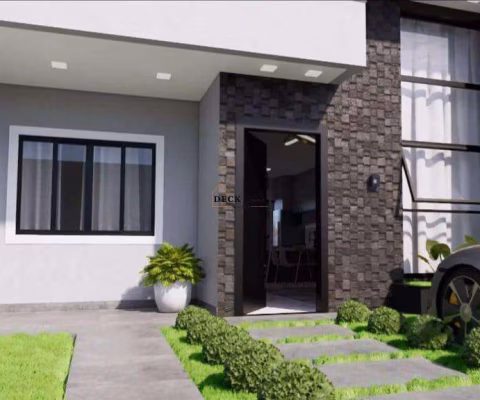 Casas novas em Praia de Leste com 88m², 3 dormitórios sendo uma suíte e 2 vagas de garagem - Pontal do Paraná - PR
