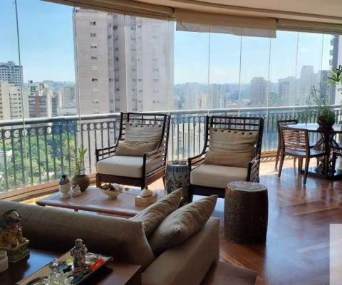 Cobertura Duplex, Mobiliada, 4 suítes 3 vagas piscina churrasqueira, Morumbi