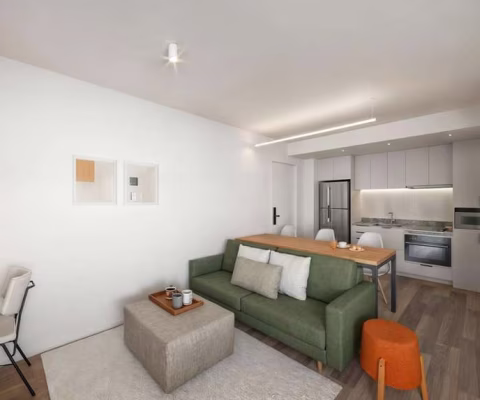 Apartamento tipo para venda com 1 quarto, sendo 1 suíte, 37m²