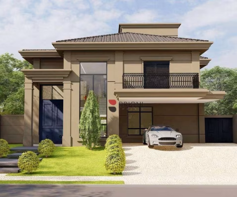 Casa sobrado alto padrão com 335m², 4 quartos à venda no Condomínio Alphaville 1 em Ribeirão Preto/SP I Imobiliária Brioni imóveis