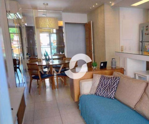Apartamento com 2 dormitórios à venda, 84 m² por R$ 700.000,00 - Santa Rosa - Niterói/RJ