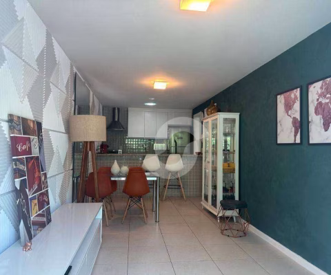 Apartamento com 1 dormitório à venda, 43 m² por R$ 498.000,00 - Itacoatiara - Niterói/RJ