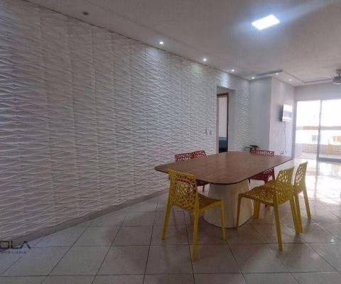 Apartamento com 3 dormitórios à venda, 100 m² por R$ 670.000 - Tupi - Praia Grande/SP