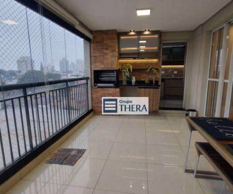 Apartamento com 3 dormitórios para alugar, 136 m² por R$ 9.296,61/mês - Vila Boa Vista - Santo André/SP