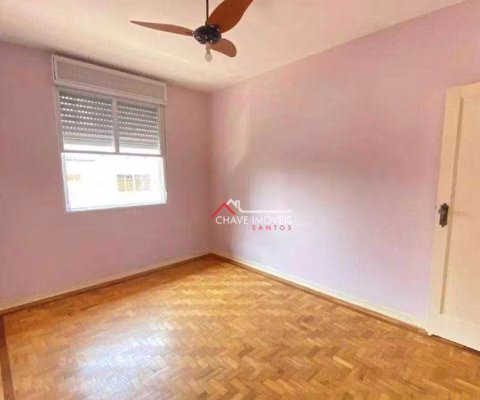 Apartamento com 3 dormitórios à venda, 130 m² por R$ 440.000,00 - Campo Grande - Santos/SP