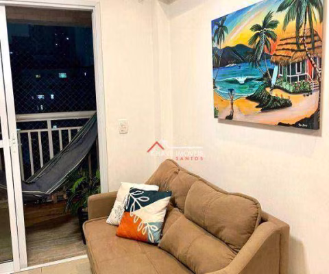 Apartamento com 2 dormitórios à venda, 60 m² por R$ 460.000,00 - José Menino - Santos/SP