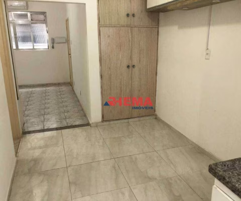 Apartamento com 2 dormitórios para alugar, 80 m² por R$ 2.800,01/mês - Aparecida - Santos/SP