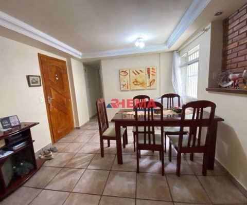 Apartamento com 2 dormitórios à venda, 56 m² por R$ 465.000,00 - Pompéia - Santos/SP