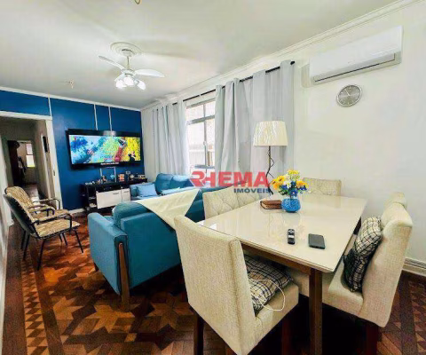 Apartamento com 3 dormitórios à venda, 92 m² por R$ 540.000,00 - Embaré - Santos/SP