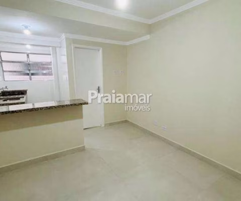 Apartamento  Reformado  Ponta da Praia - 1 Dormitório, 48m², Próximo à Praia - Garagem !
