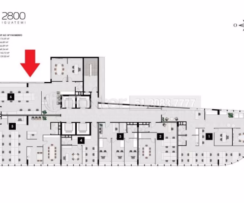 Sala comercial com 1 sala à venda na Avenida Doutor Nilo Peçanha, Bela Vista, Porto Alegre