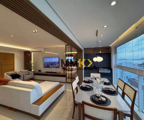 Apartamento com 3 dormitórios à venda, 136 m² por R$ 2.410.000,00 - Boqueirão - Santos/SP