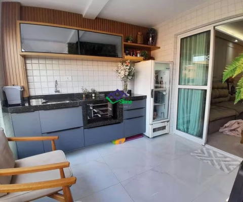 Apartamento para Venda em Praia Grande, Tupi, 3 dormitórios, 1 suíte, 2 banheiros, 2 vagas