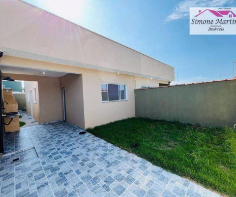 Casa com 2 dormitórios à venda, 55 m² por R$ 297.000 - Jardim Lindomar - Área Verde - Itanhaém/SP