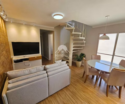 Cobertura duplex com 2 quartos 1 suíte 2 banheiros 2 vagas a venda no Vila Nova em Campinas-SP