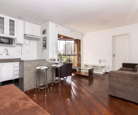 Apartamento à venda em São Paulo-SP, Santa Cecília: 1 quarto, 1 suíte, 1 sala, 1 banheiro, 1 vaga, 43m². Imperdível!