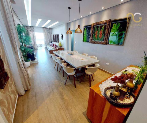 Apartamento com 4 dormitórios à venda, 213 m² por R$ 3.300.000,00 - Canto do Forte - Praia Grande/SP