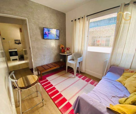 Apartamento com 1 dormitório à venda, 38 m² por R$ 260.000,00 - Vila Guilhermina - Praia Grande/SP