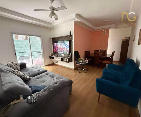 Apartamento com 2 dormitórios à venda, 82 m² por R$ 550.000,00 - Canto do Forte - Praia Grande/SP