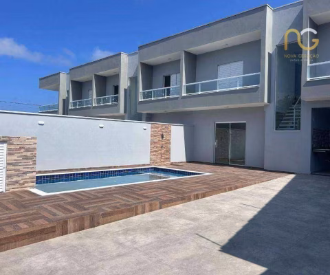 Sobrado com 3 dormitórios à venda, 107 m² por R$ 649.000,00 - Cibratel II - Itanhaém/SP