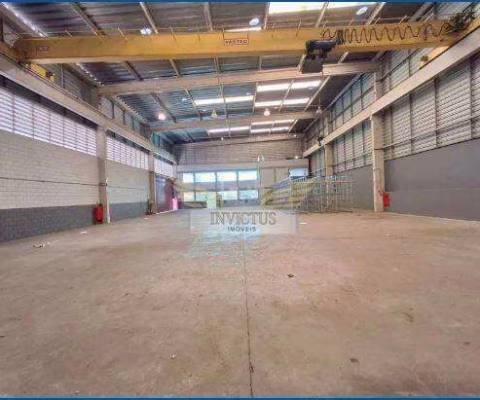 Galpão Industrial/Logístico com Ponte Rolante para Alugar, 1.116m² - Utinga, Santo André/SP.