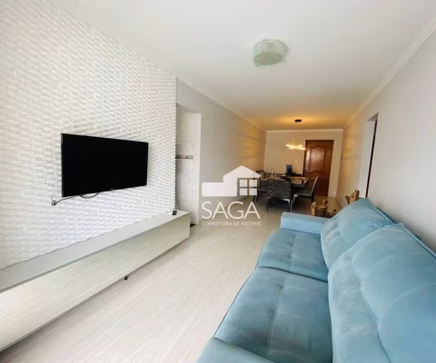 Apartamento com 2 dormitórios para alugar, 100 m² por R$ 4.800,00/mês - Canto do Forte - Praia Grande/SP