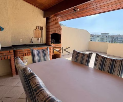 Cobertura Duplex Praia Grande em Ubatuba-SP com 3 suítes,varanda gourmet com churrasqueira,2 vagas de garagem