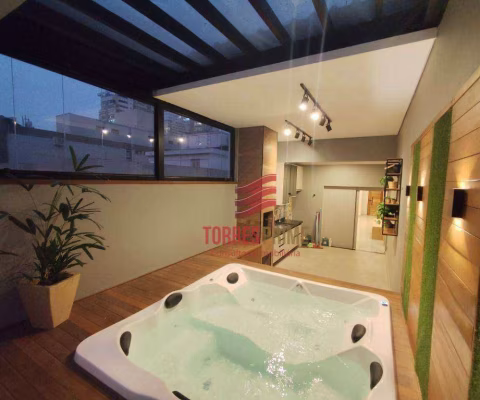 Cobertura com 3 dormitórios à venda, 191 m² por R$ 1.960.000,00 - Vila Belmiro - Santos/SP