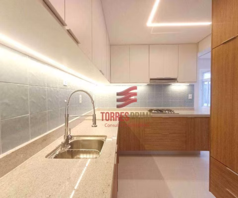 Apartamento com 2 dormitórios à venda, 90 m² por R$ 752.000,00 - Boqueirão - Santos/SP
