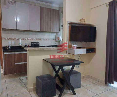 Apartamento 01 dormitório suite no Boqueirão Praia Grande