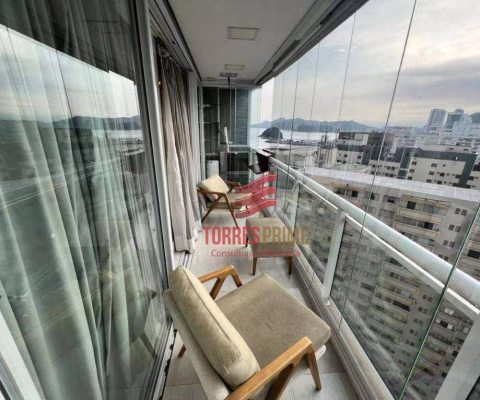 Apartamento 1 dormitório, 54 m² - venda por R$ 1.200.000 ou aluguel por R$ 5.500/mês - Pompéia - Santos/SP