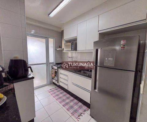 Apartamento com 2 dormitórios para alugar, 56 m² por R$ 2.680,00/mês - Jardim Rosa de Franca - Guarulhos/SP