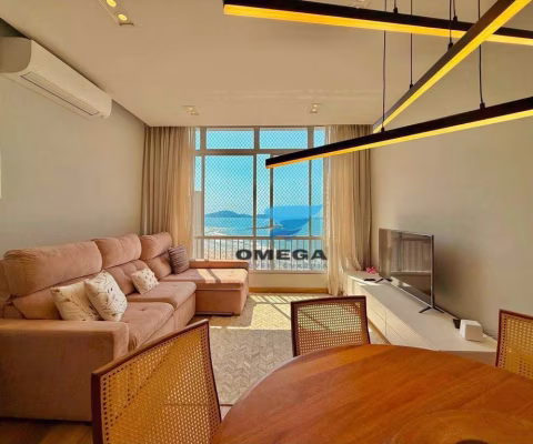 Apartamento frente mar à venda na praia das Pitangueiras no Guarujá I Omega Imoveis