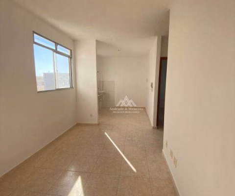 Apartamento com 2 dormitórios, 44 m² - venda por R$ 140.000 ou aluguel por R$ 850,00/mês - Jardim Manoel Penna - Ribeirão Preto/SP