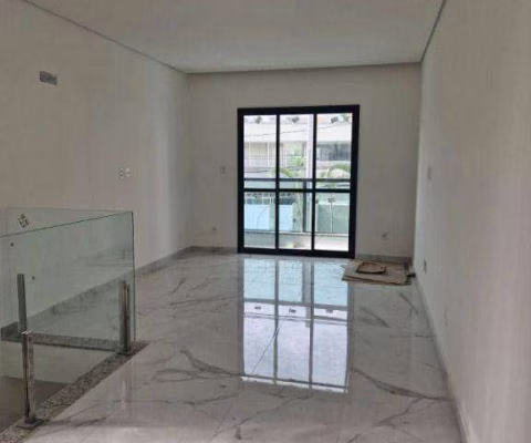 Casa com 3 dormitórios1 suíte, churrasqueira1 vaga de garagem   à venda, 98 m² por R$ 910.000 - Ponta da Praia - Santos/SP