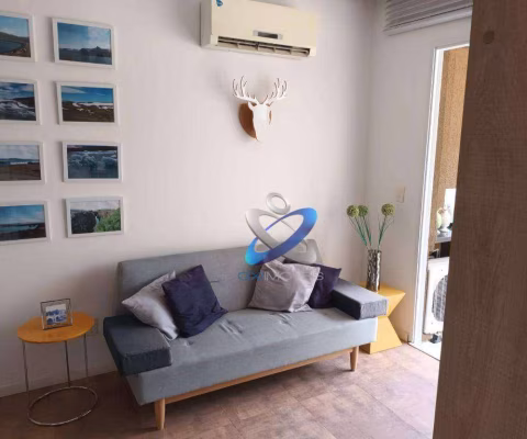 Apartamento com 1 dormitório para alugar, 37 m² por R$ 3.510,00/mês - Centro - São José dos Campos/SP