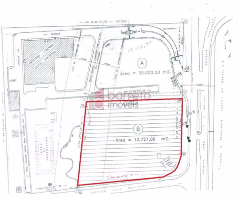 Área industrial, contendo 12.727,06m², para venda, em Jundiaí-SP