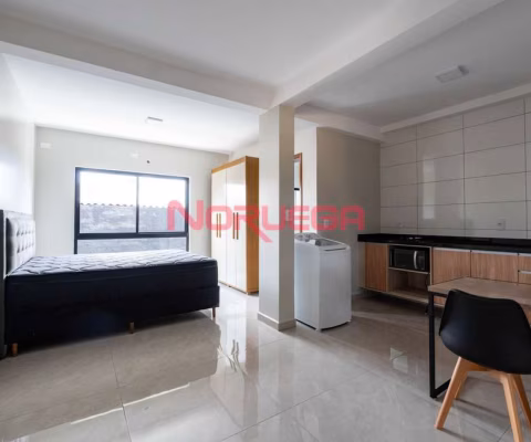 Apartamento para locação em Curitiba - Santa Cândida: 1 quarto, 1 sala, 1 banheiro, 1 vaga de garagem, 29,16m². Venha conferir!