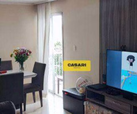 Apartamento com 2 dormitórios à venda, 59 m² - Vila Palmares - Santo André/SP