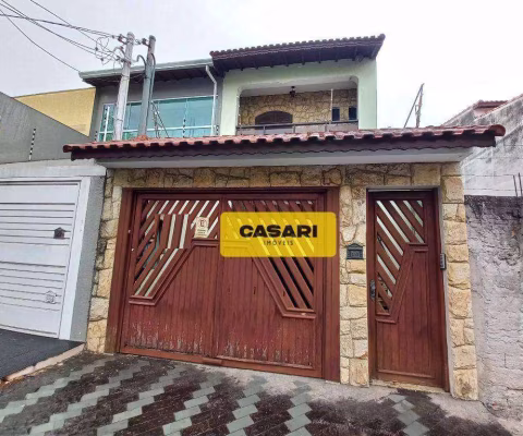 Sobrado com 3 dormitórios à venda, 235 m² por R$ 625.000,00 - Jardim Las Vegas - Santo André/SP
