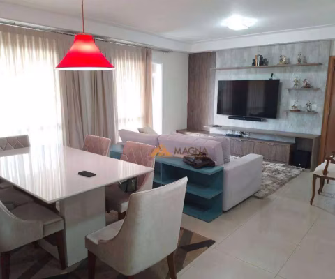 Apartamento com 3 suítes.todo mobiliado, 124 m² - venda por R$ 1.300.000 ou aluguel por R$ 9.127/mês - Bosque das Juritis - Ribeirão Preto/SP