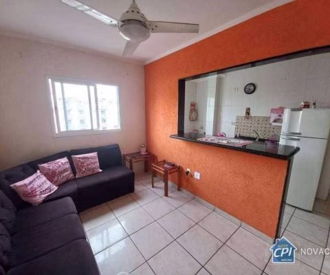 Apartamento na Ocian em Praia Grande com 1 Quarto Mobiliado Pronto Para Morar