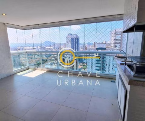 Apartamento com 3 dormitórios para alugar, 190 m² por R$ 15.200,01/mês - Aparecida - Santos/SP