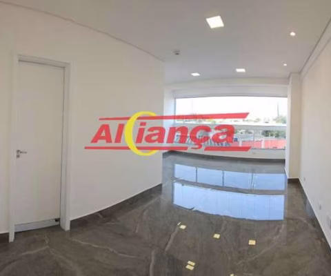 Cond. Via Monteiro - Sala Comercial no Centro de Guarulhos 29 m² com 1 vaga de garagem